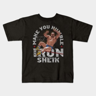 Iron Sheik Make You Humble Kids T-Shirt